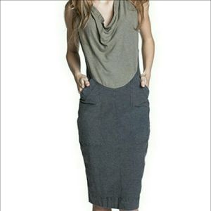 Prairie underground denim day dress hemp blend